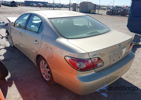 2004 Lexus Es 330 из США, поврежденный, VIN JTHBA30G645013265